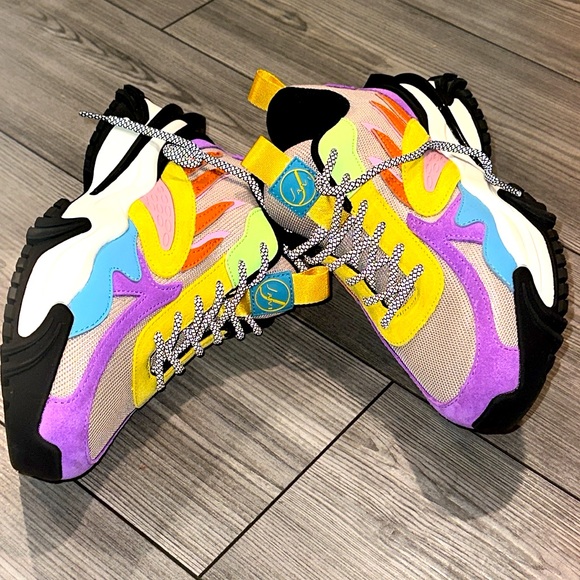 Men's Javi Achieve Multicolor Athletic Rugged Sole Shoes Sneakers Size 6Y - Picture 3 of 14